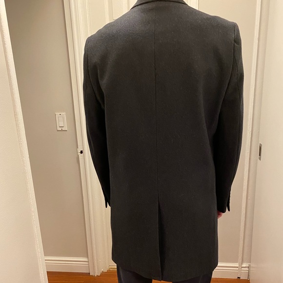Hart Schaffner Marx Mens Wool Hanover Coat (40R) - Picture 3 of 7